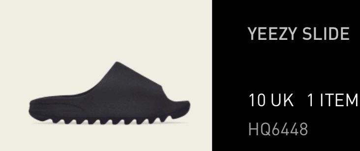 adidas Yeezy Slide Onyx (2022/2023) Men's - HQ6448 - US