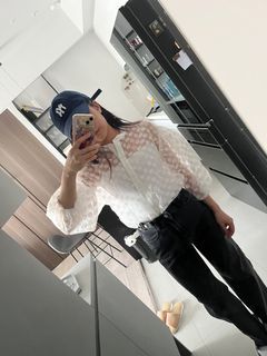 🤍Zara 超顯瘦 公主風 渡假風 圓點雪紡上衣 oversize 澎澎襯衫 外罩