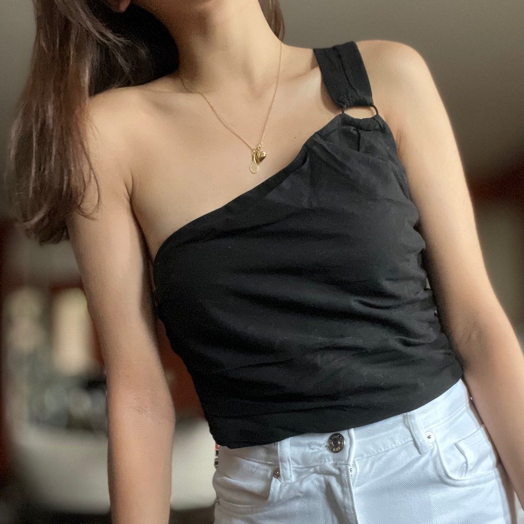 Zara one sided sales top