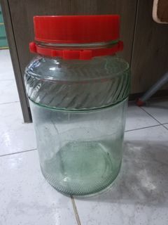 10斤裝 薑醋樽豬腳疆滿月Glass bottle Ginger vinegar浸桔仔米酒薑醋瓶 薑醋埕 疆醋玻璃樽 玻璃瓶 闊口同珍八珍甜醋薑醋樽米酒樽