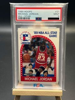 1989 Hoops All Star Michael Jordan PSA9