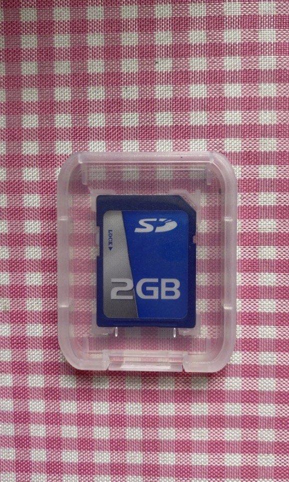 2gb sd card for digital camera (Category: Memory & SD Cards) located in Pasig City. Submitted by lovepinkthings (Listing ID 1236372242, Image 1). Description: - 5 pcs available - working.
