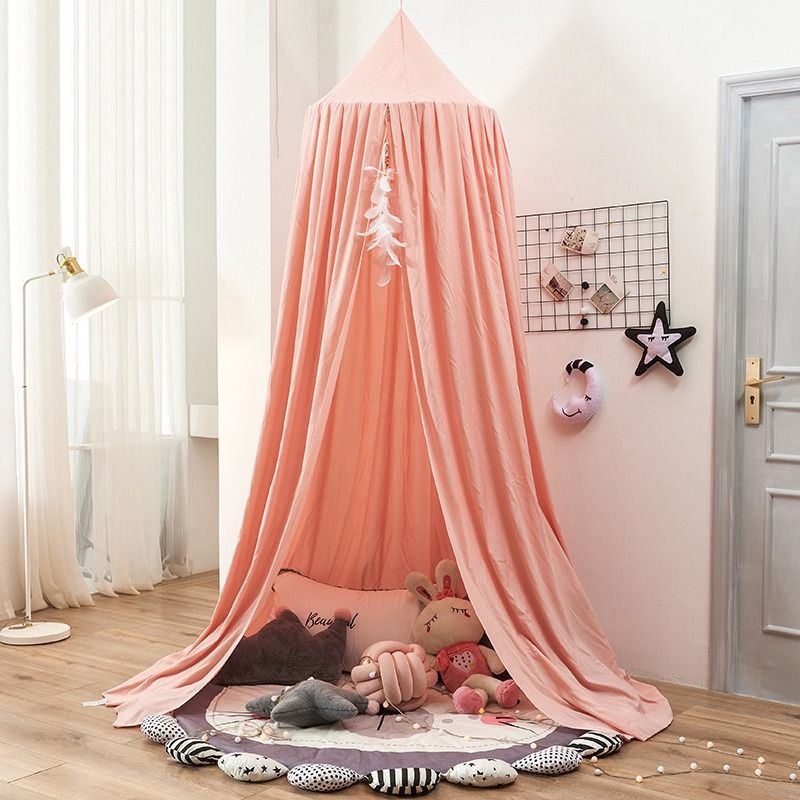 3in1 Large Baby Girls Boys Crib Mosquito Net Kids Game Canopy Children s Bed curtain Hung Dome Toddler Play Tent Living Room Bedroom decoration