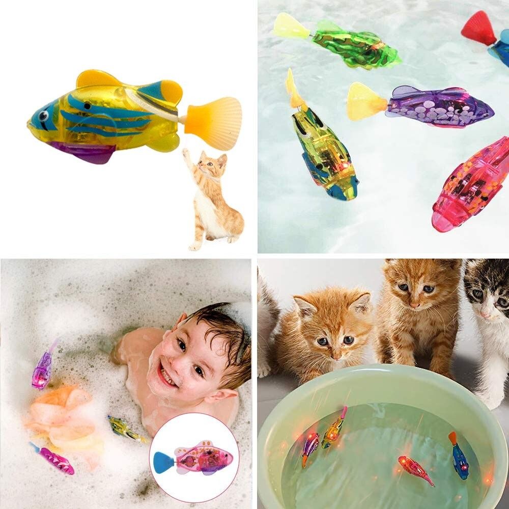 Cat Interactive Electric Fish Water Toy For Indoor Play Swimming