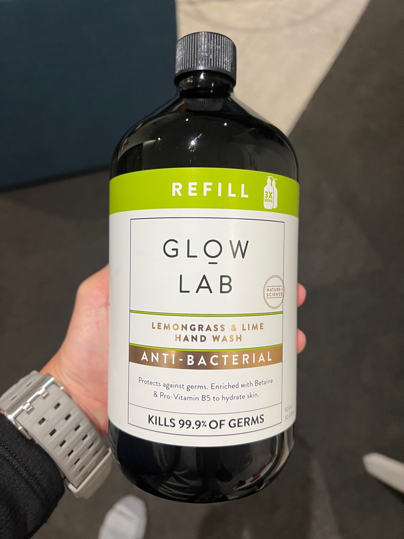 900ml refill Glow Lab Hand Soap Body Wash, Beauty & Personal Care, Bath