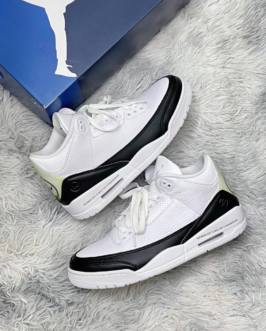 ⭐正品fragment design x jordan air jordan 3 retro sp“white”藤原浩