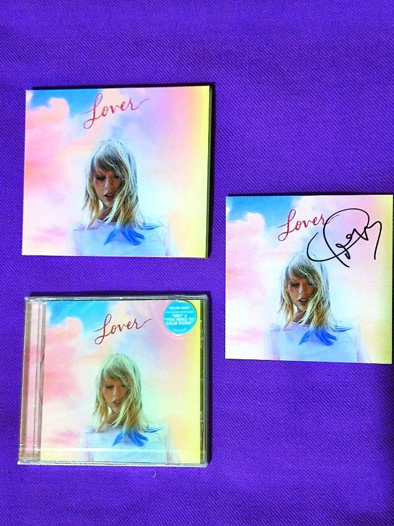 Taylor Swift Lover Album Bundle, Hobbies & Toys, Music & Media, CDs ...