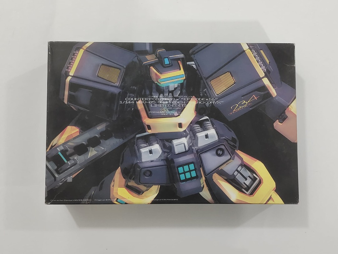 全新 Wave 1/144 電腦戰機 模型 HBV-05 VR.Raiden Black Onyx Limited Edition Cyber  Troopers Virtual-On COUNTERPOINT 009A Episode #16 WA-23028
