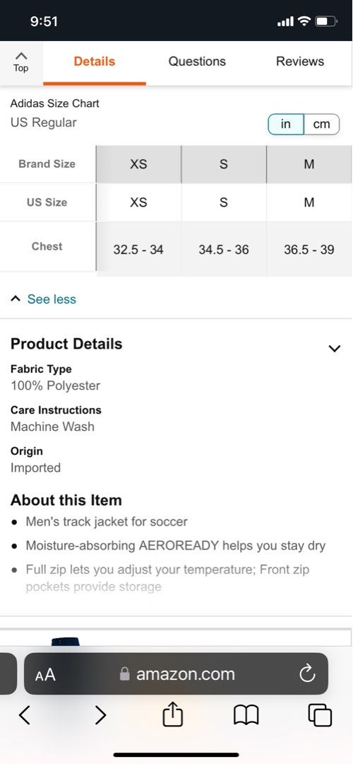 Adidas us 6 in cm amazon online