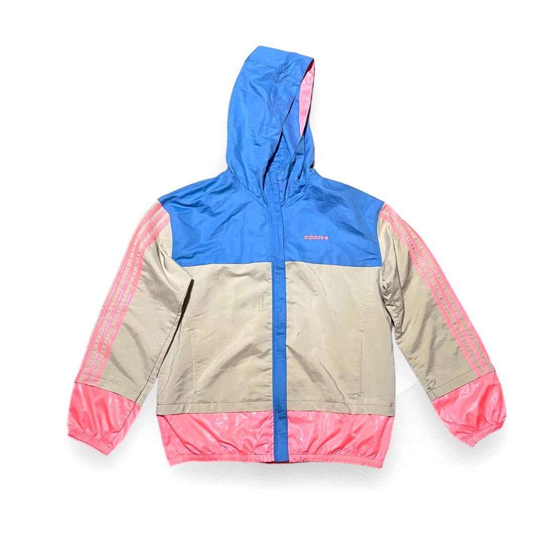 Adidas pastel best sale coat windbreaker