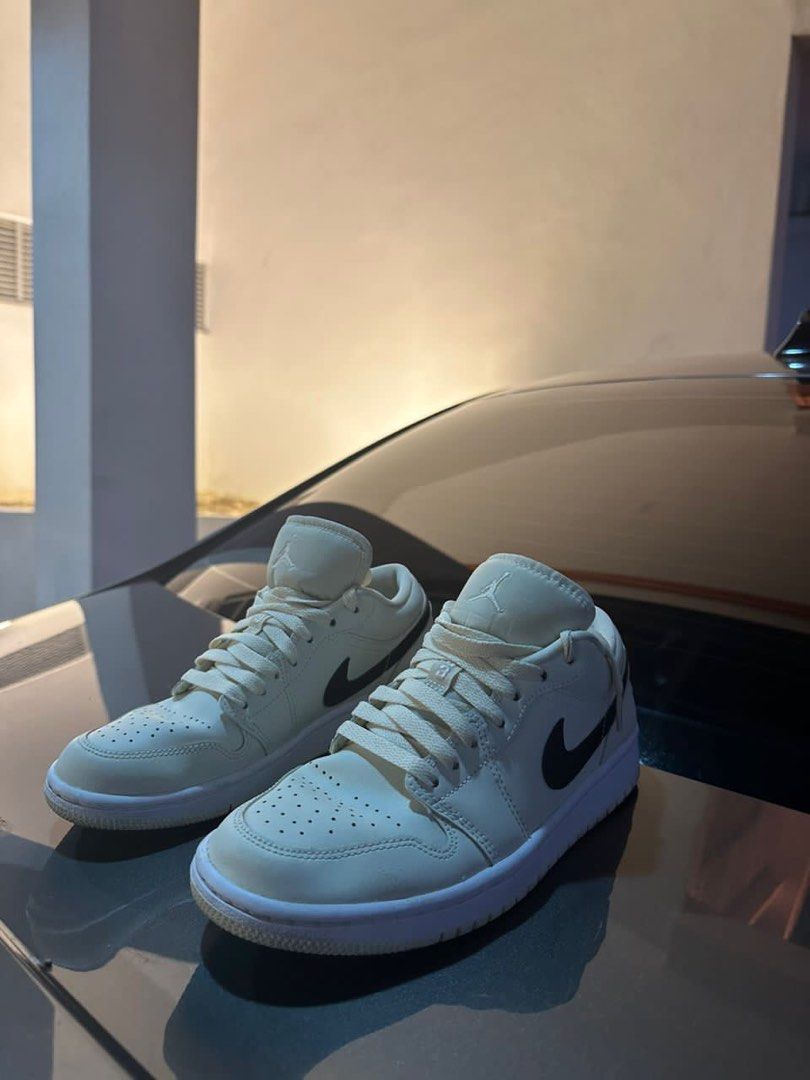 Air Jordan 1 low "Coconut Milk" sneakers, Men's Fashion, Footwear