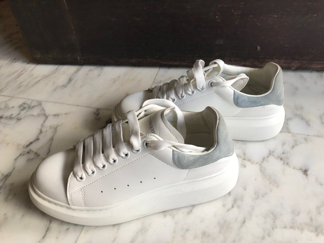 Alexander mcqueen hotsell all white trainers