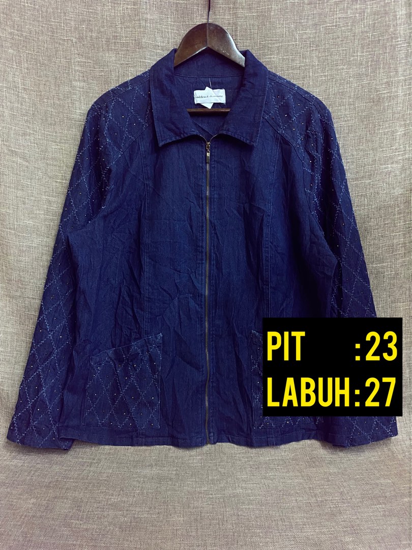 Alfred dunner denim jacket store