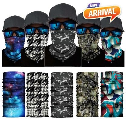 Anti Dust UV Bandana Head Scarf Motorcycle Bicycle Fishing