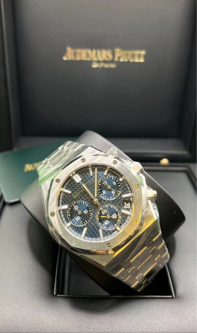 APRIL2023 AP 26240ST Blue 50th Blue, Luxury, Watches on Carousell
