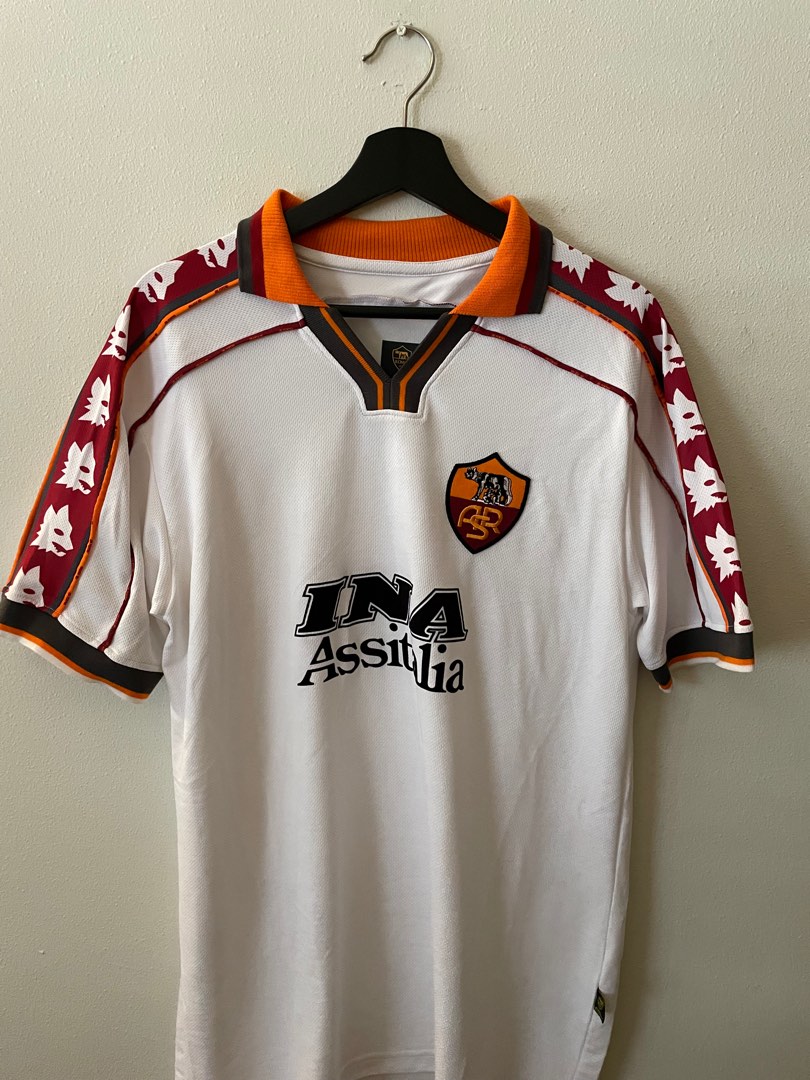 AS Roma Retro Football Jersey Men s Fashion Tops Sets Tshirts