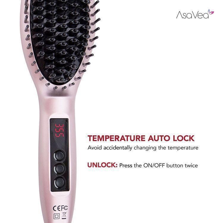 AsaVea Hair Straightening Brush Model DK818 Beauty Personal