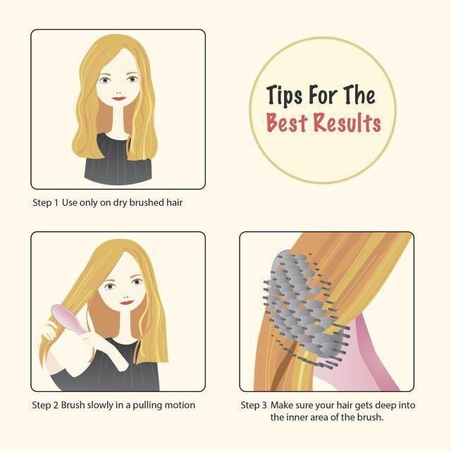 Asavea hair straightening brush 2 sale