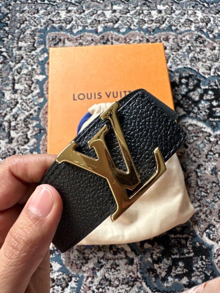 Louis Vuitton LV Optic 40mm Reversible Belt, Black, 85