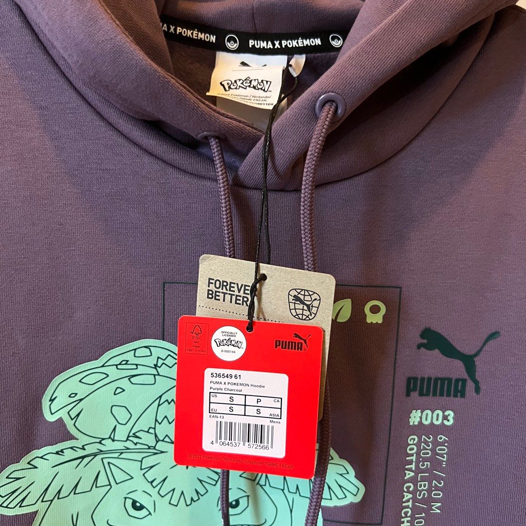 Authentic Puma X Pok mon Sweater Pullover Size Small Retail