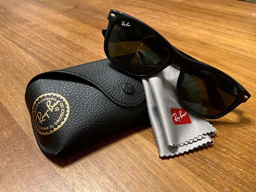 Authentic Rayban New Wayfarer |RB2132F| NEW no scratches no blemish,  Women's Fashion, Watches  Accessories, Sunglasses  Eyewear on Carousell