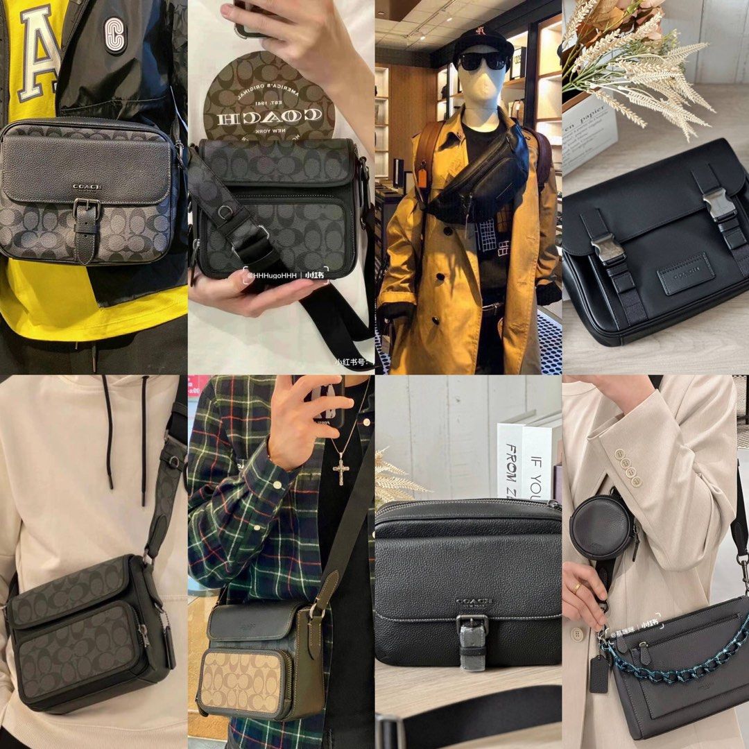 Coach sling bag for men, Men's Fashion, Bags, Sling Bags on Carousell