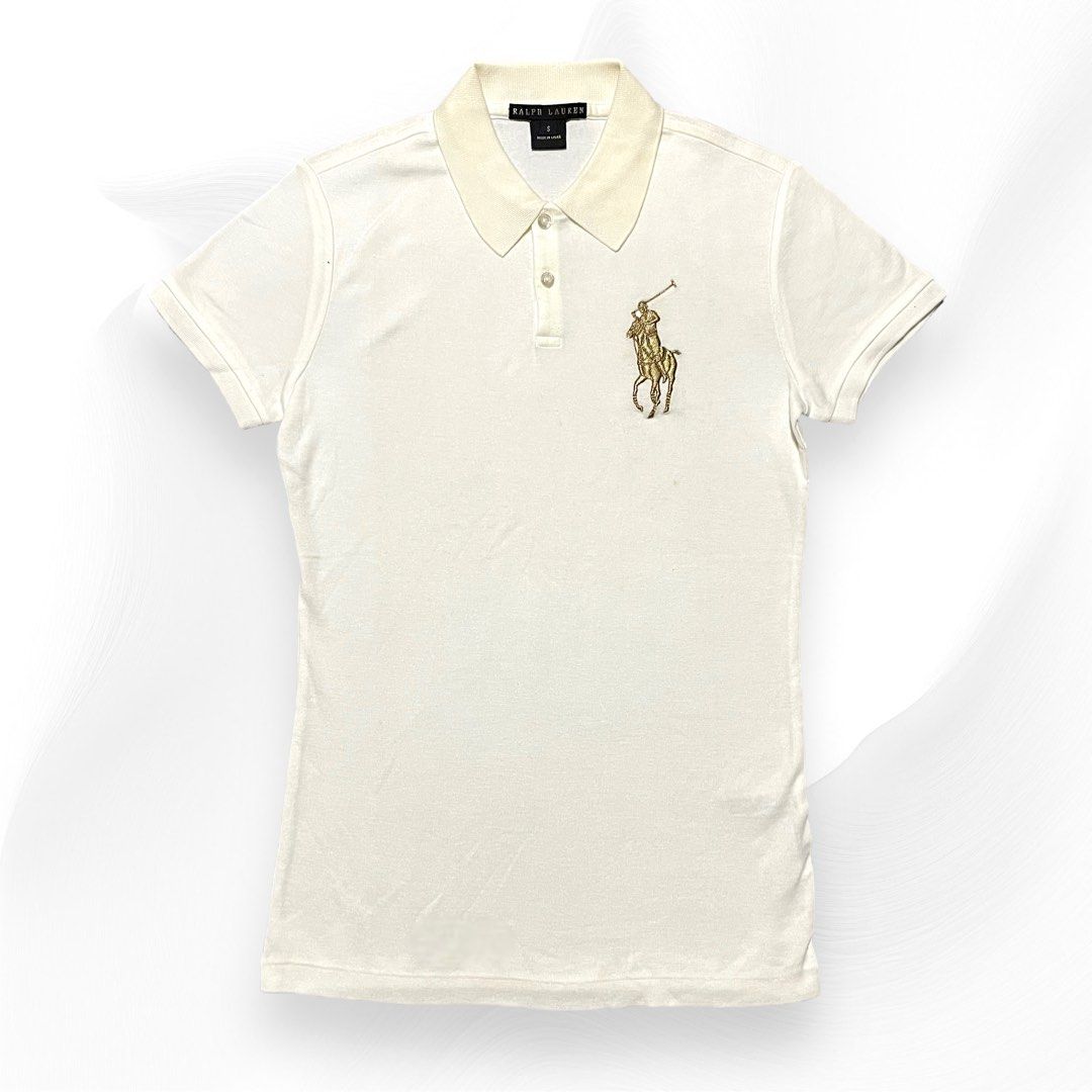 Gold ralph lauren shirt new arrivals