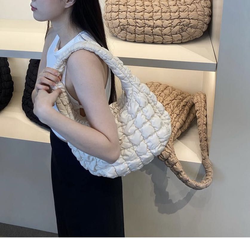 Available Quilted Bag Mini Cream White Ivory COS
