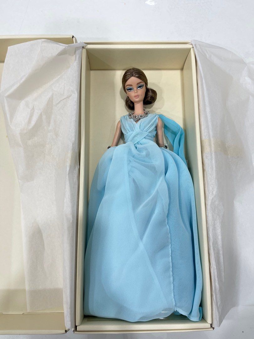 Blue hot sale chiffon barbie