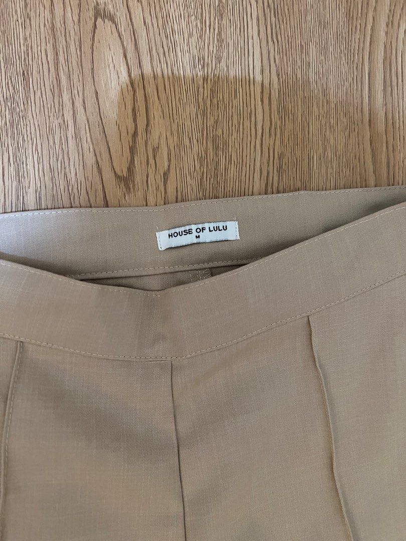 6034) CAMEL Strechable Office Slacks Pants Highwaist Plussize Unniform Pants  W/2Pockets NO Belt loops & 1Button Lock Bigsize Slacks For Women Easy to  Wear -M-4XL | Lazada PH