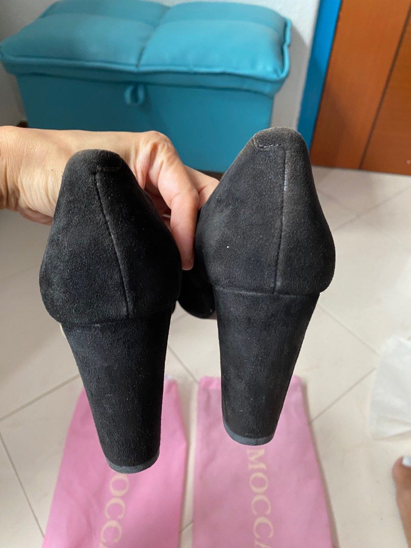 Chunky heels for work hot sale