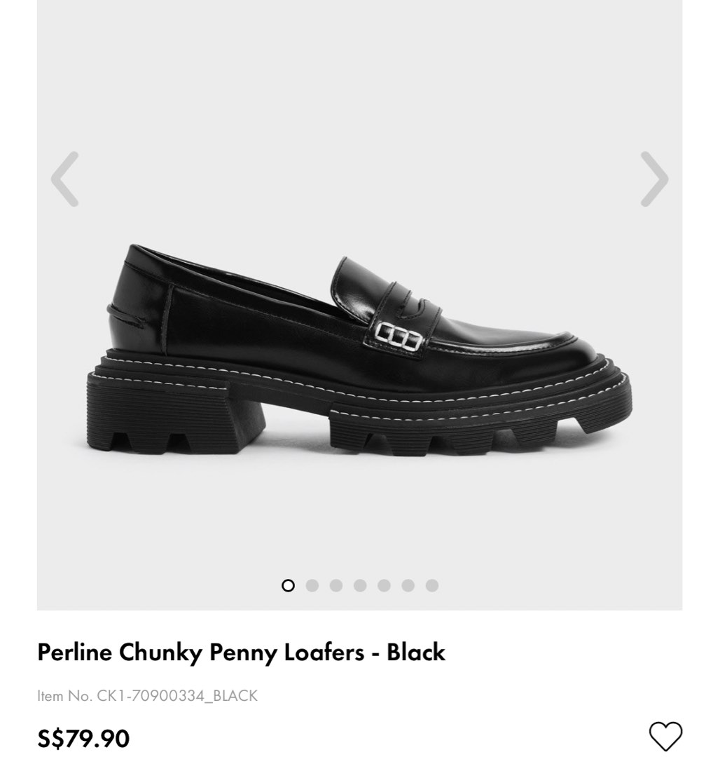 Black Chunky Loafers, Women's Fashion, Footwear, Loafers on Carousell