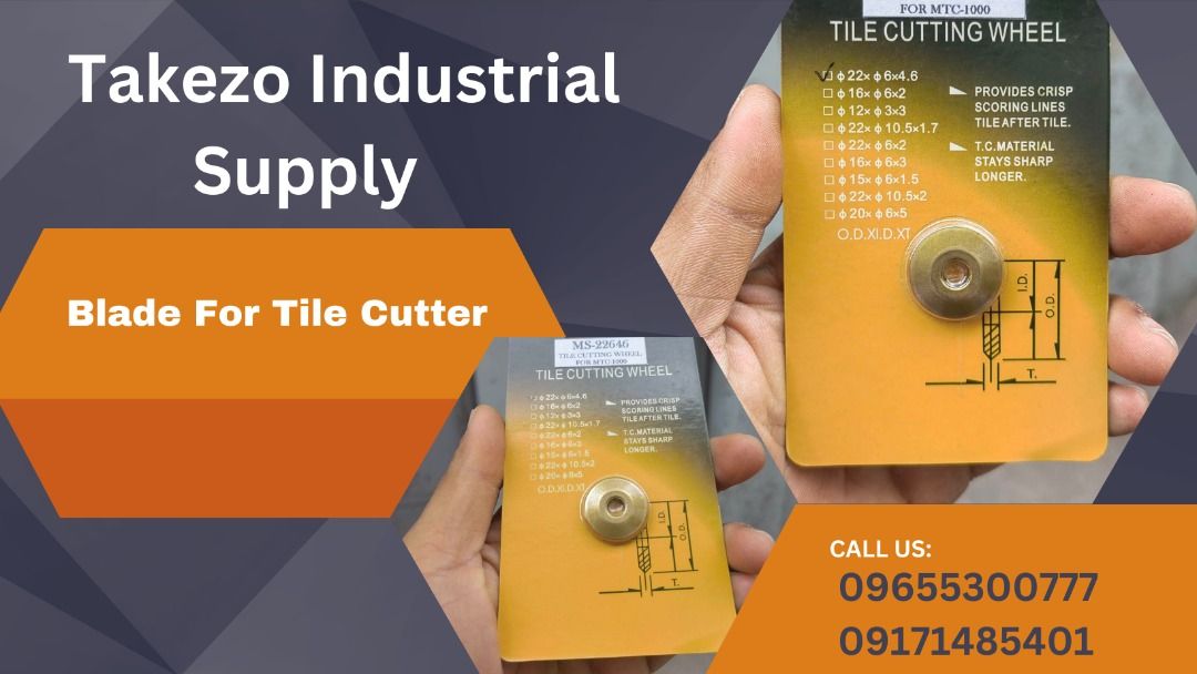 Blade For Tile Cutter (Category: Construction Tools & Equipment) located in Manila. Submitted by angiedalu10338 (Listing ID 1236308997, Image 1). Description: Blade For Tile Cutter Price: 649.75 For faster transaction call txt or viber 0-9-6-5-5-3-0-0-7-7-7 0-9-1-7-1-4-8-5-4-0-1 Look for angie *PRICE MAY CHANGE WITHOUT PRIOR NOTICE *ITEM IS VAT EXCLUSIVE *SUBJECT FOR AVAILABILITY *PRICE DEPENDS ON THE SIZES.