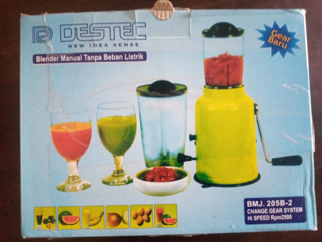Blender manual tanpa listrik, Kitchen & Appliances di Carousell