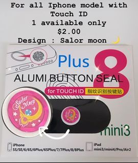 BN Iphone Touch ID Sticker - Salor Moon 🌙 design
