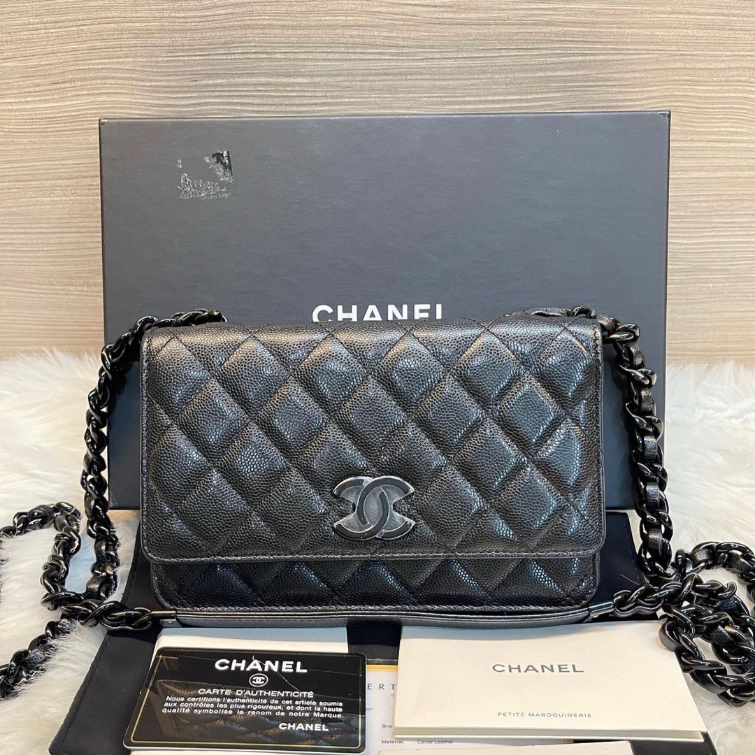 Chanel Reissue 255 So Black Chevron Calfskin  MyBagFast