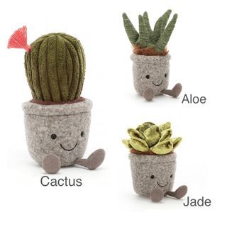 Ready Stock] Jellycat Amuseable Cactus, Popcorn, Lemon Heart