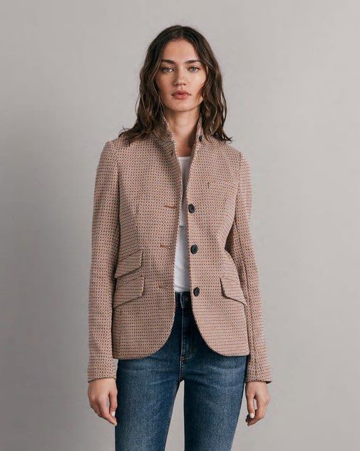 BNWT Rag Bone Slade Geo Cotton Blazer Women s Fashion Coats