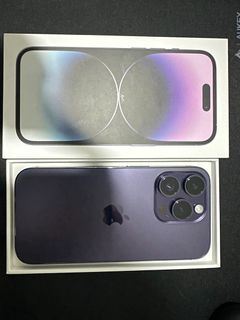 Trade In - BRAND NEW iPhone 14 Pro MYSET (128GB, Deep Purple, WARRANTY) + Casings