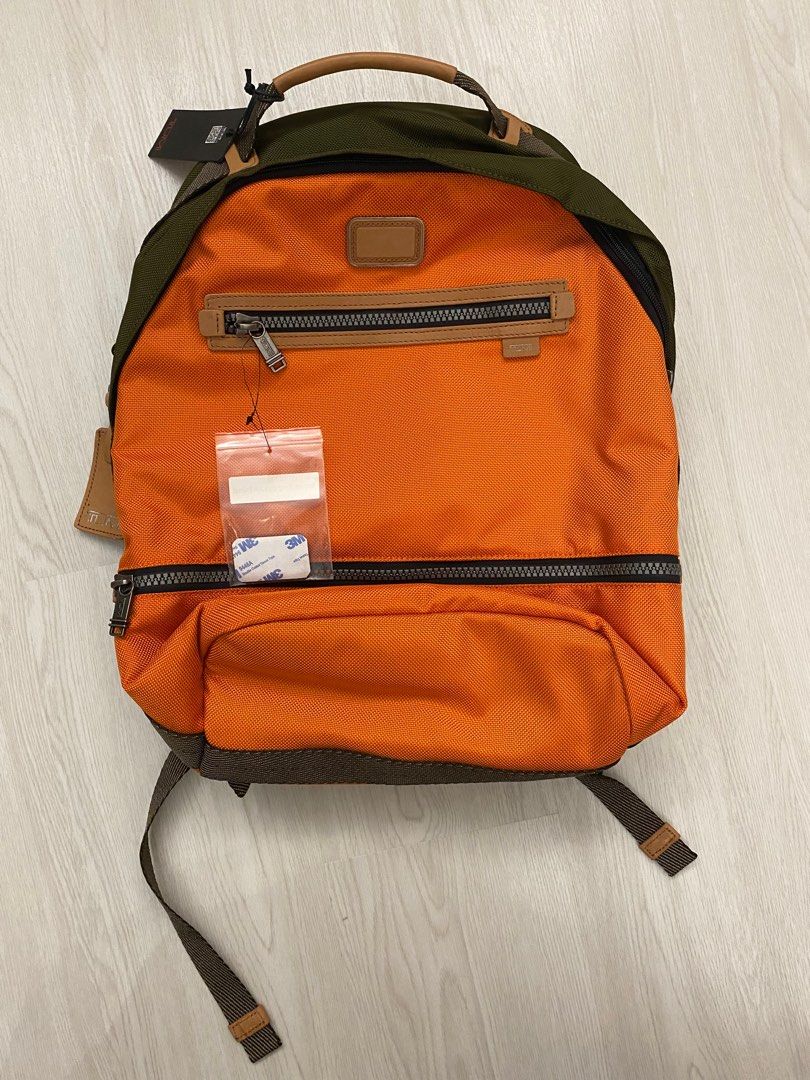 Brand new Tumi Alpha Bravo Cannon backpack in orange Luxury Bags