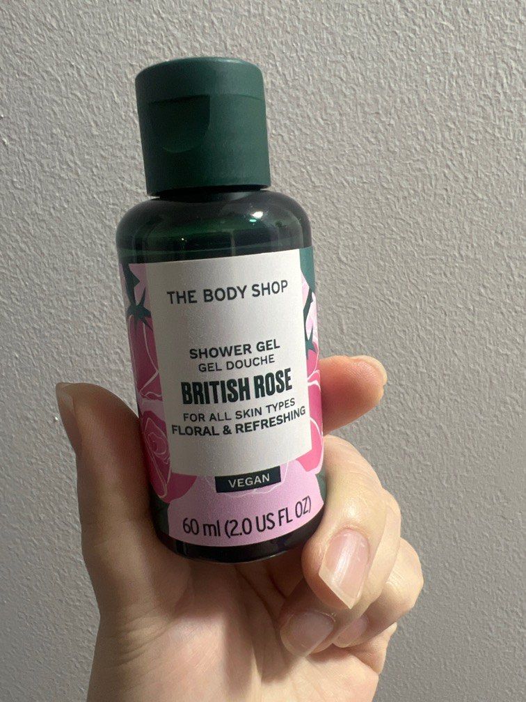 British Rose Shower Gel 60ml, Beauty & Personal Care, Bath & Body, Bath