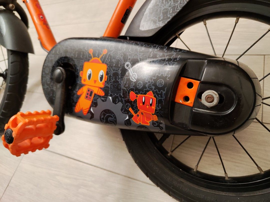 Decathlon BTWIN 14 inch Robot 500 Kids Toddler Bicycle Sports