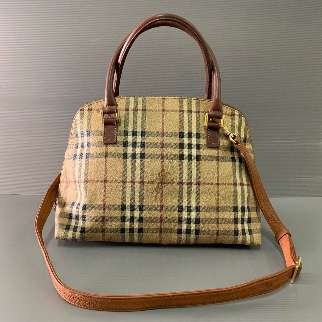 Original Burberry Alma Hand Bag, Luxury, Bags & Wallets on Carousell