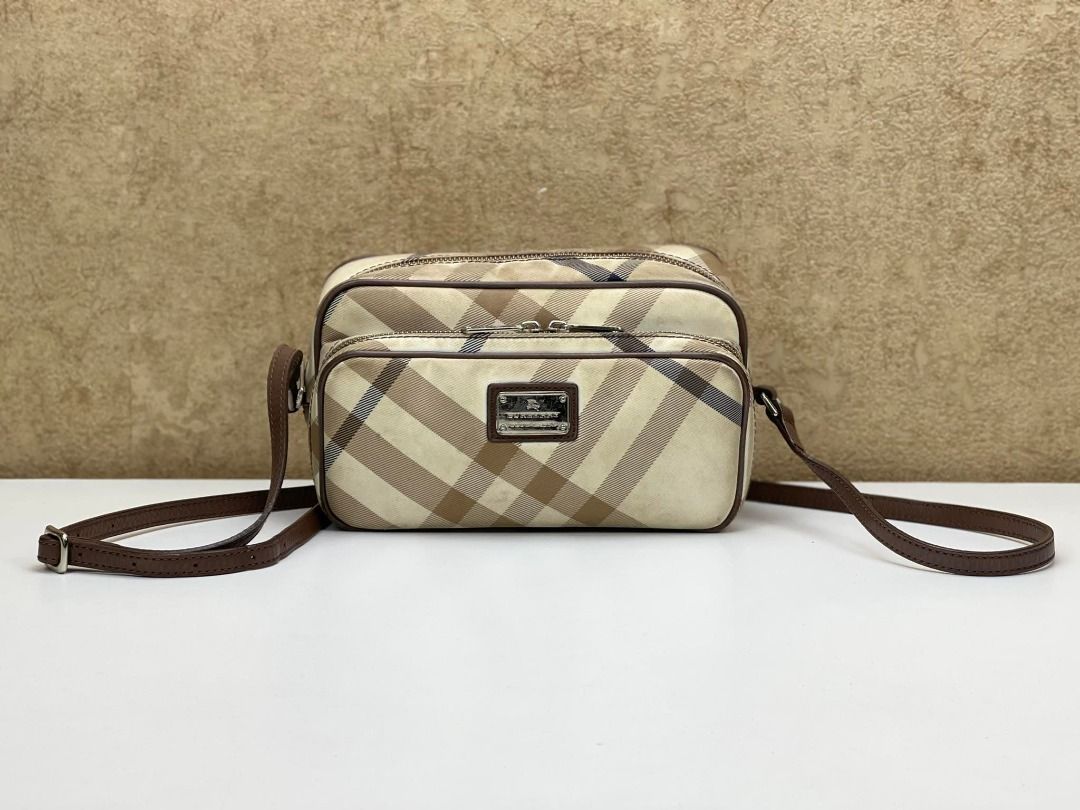 Burberry sling bag blue on sale label