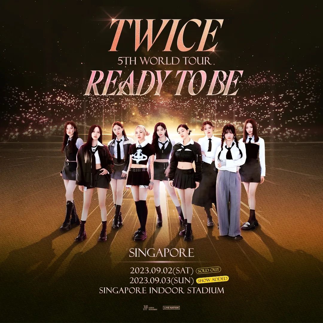 [BYPASS LINK] Twice Singapore Concert Day 2 (3 Sep), Tickets & Vouchers