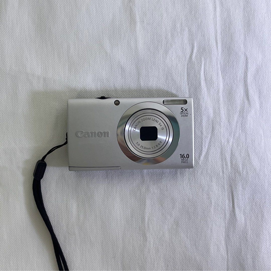Canon PowerShot A2500 HD (16mp) | Digital Camera | Digicam (Category: Cameras) located in Manila. Submitted by _gudo18 (Listing ID 1236400260, Image 2). Description: Canon PowerShot A2500 for sale only! (Looks brand-new 🫶🏻) Please read before inquiring 💗 -Ready to use -No issues -16mp -Can take picture and video (Lakas maka 90's! 🥹) -10/10 Body cosmetics (Almost looks new) -Has date stamp and different filters Inclusions: -Unit -Original NB-1