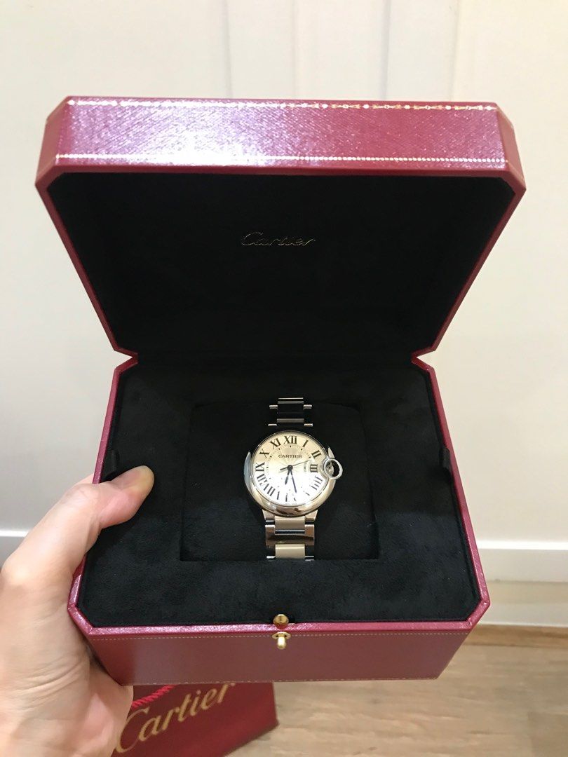 Cartier ballon bleu 36mm pre owned deals