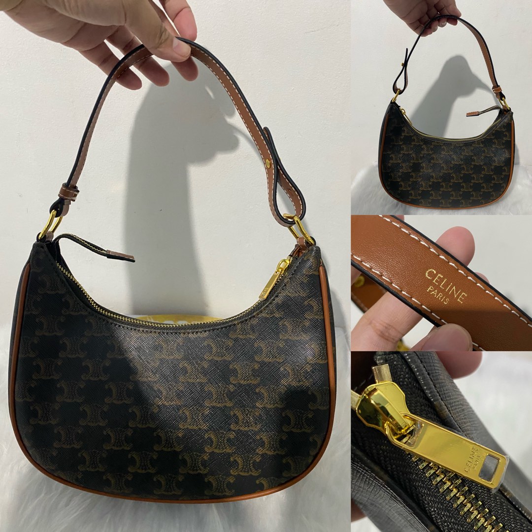 CELINE HOBO BAG IN TRIOMPHE CANVAS on Carousell