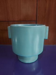 Ceramic Turquoise Planter