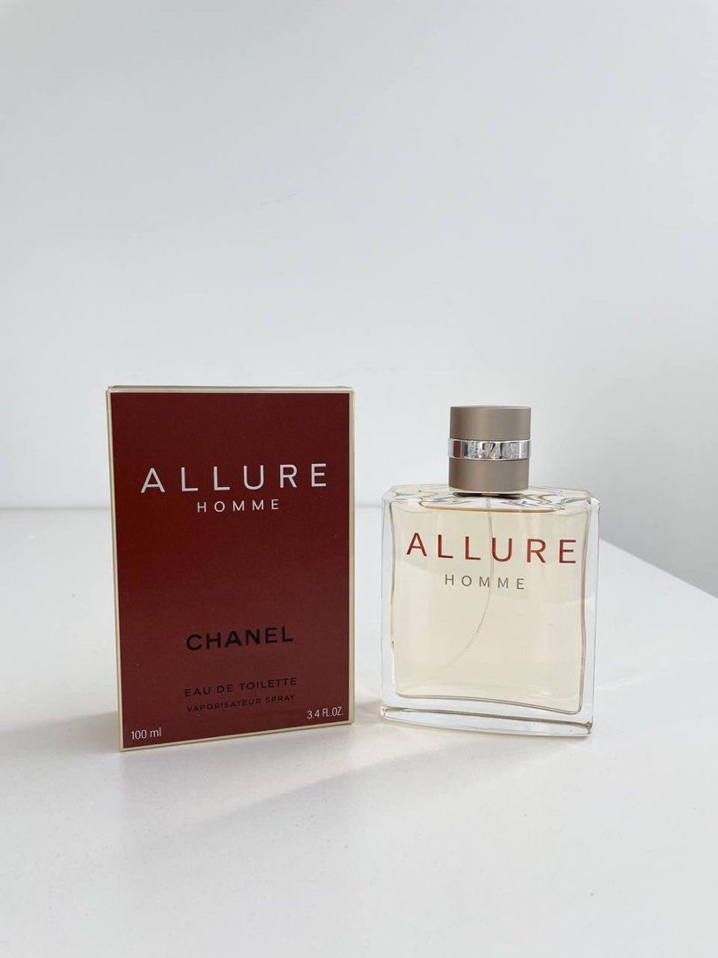 Chanel allure homme edt 100ml, Beauty & Personal Care, Fragrance &  Deodorants on Carousell